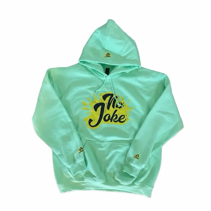 No Joke Splash Hoodie — Mint